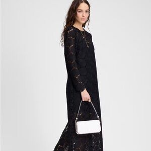 Kate Spade Stunning Black Daisy Lace Maxi Dress. NWT size 6.